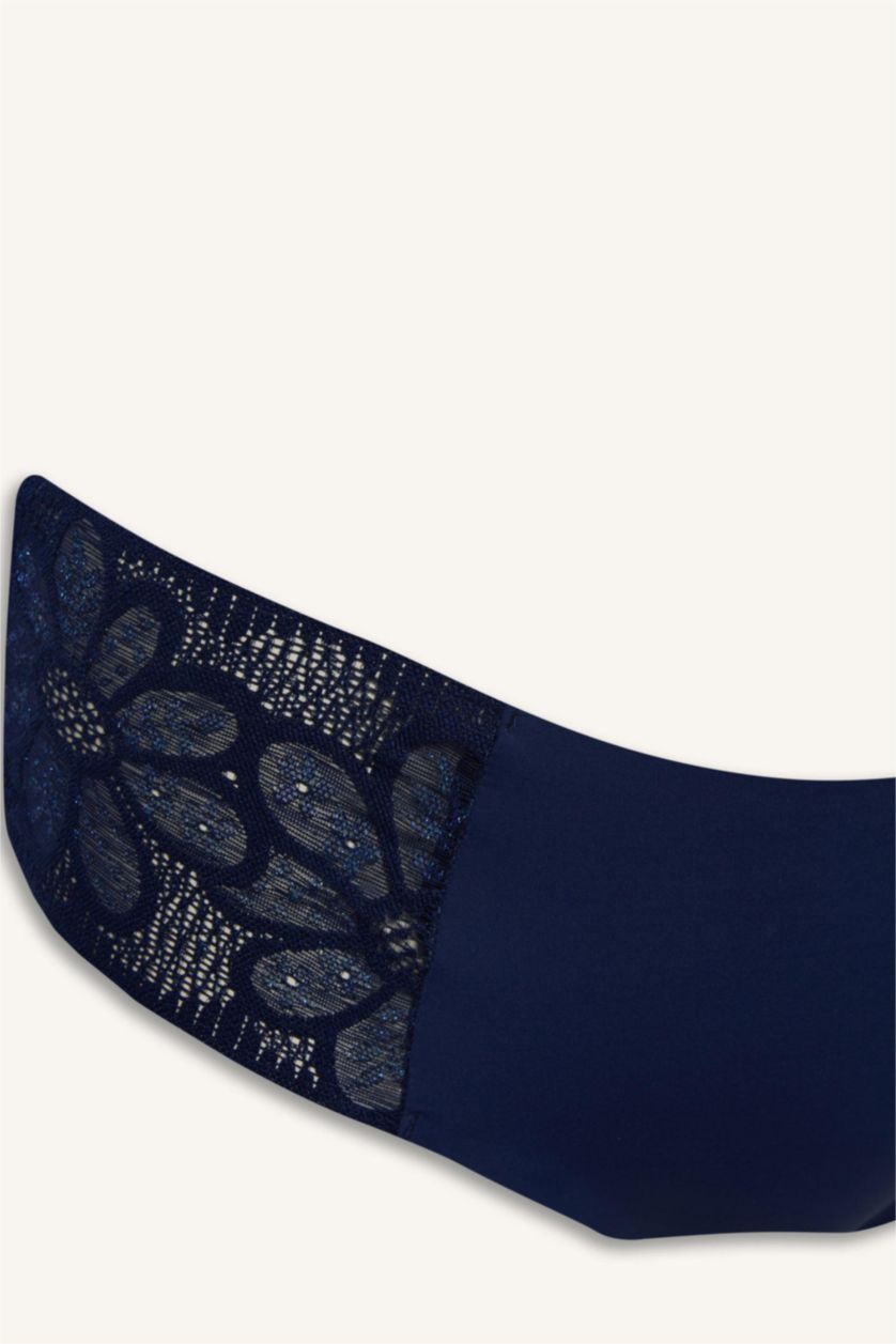 نساء كحلي كلوت سليب ميكرو Fall in Love - قطعتين