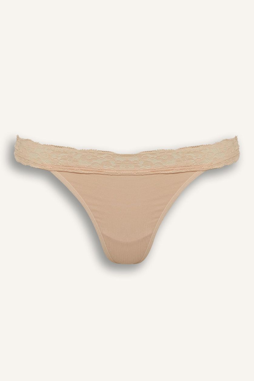 WOMAN Rose Fall in Love Lace Detailed 3 Piece Panties