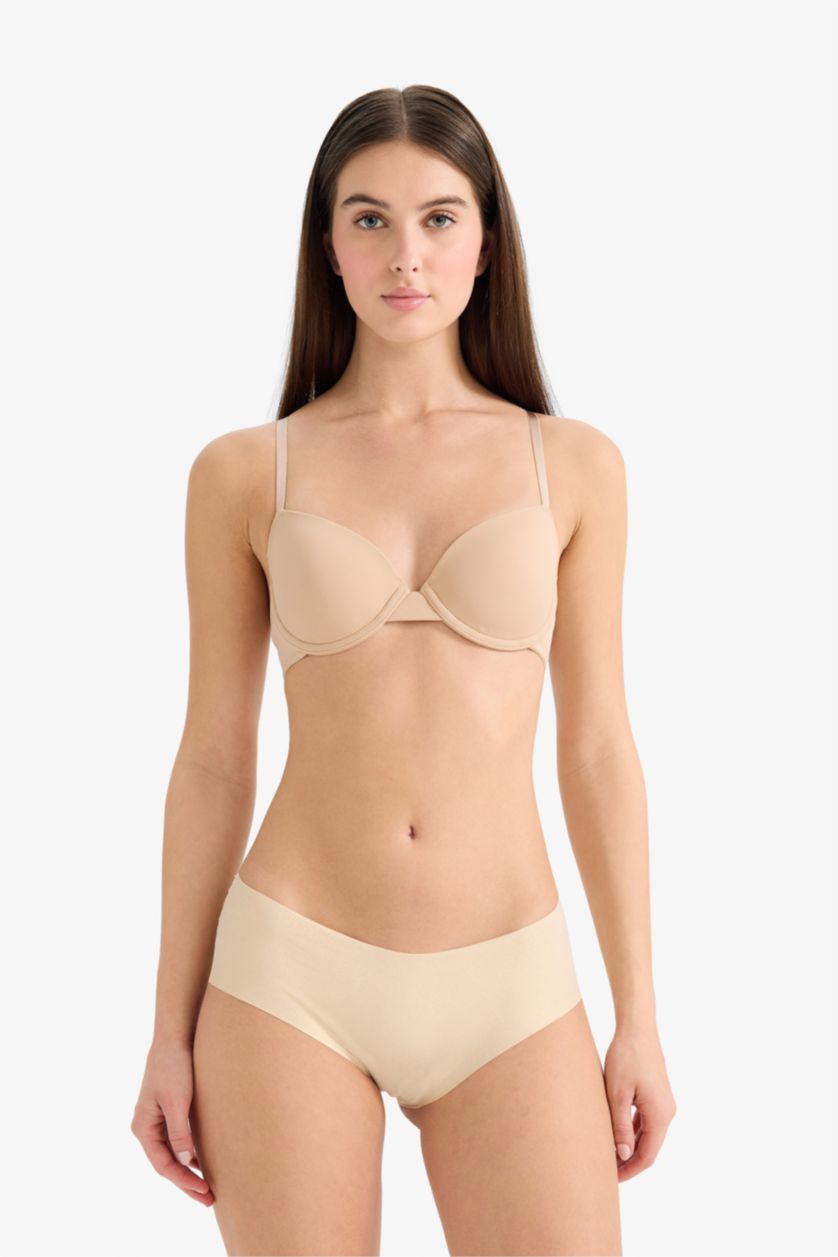 Woman Ecru 2 Piece Hipster Panties