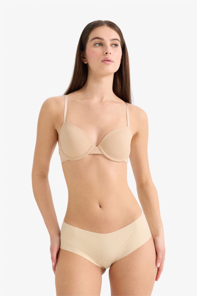 Woman Ecru 2 Piece Hipster Panties