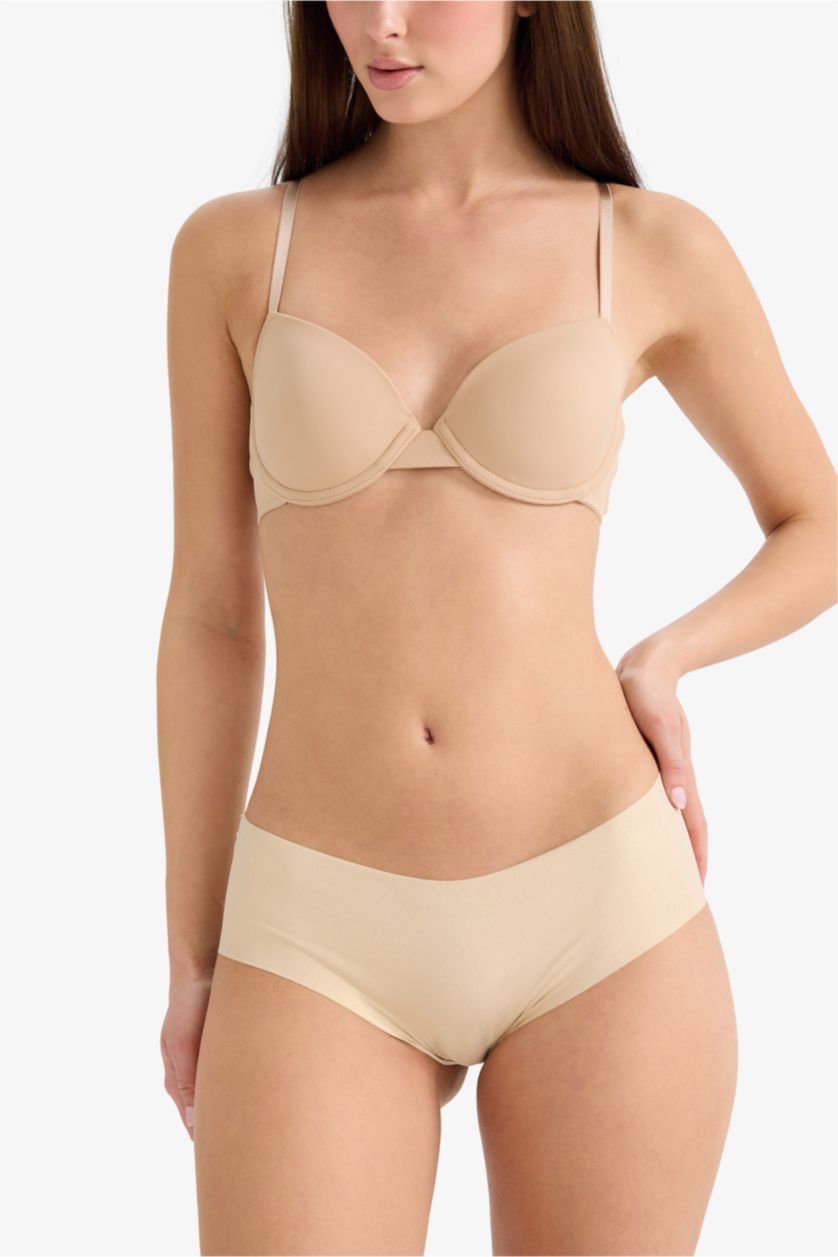 Woman Ecru 2 Piece Hipster Panties