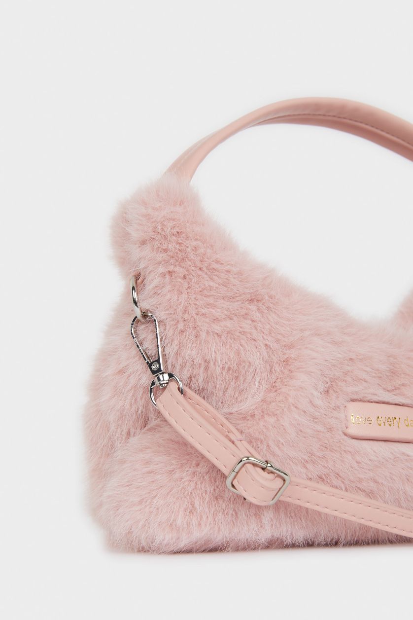 Kız Çocuk - Genç Kız Açık Pembe Omuz Çantası Kız Çocuk