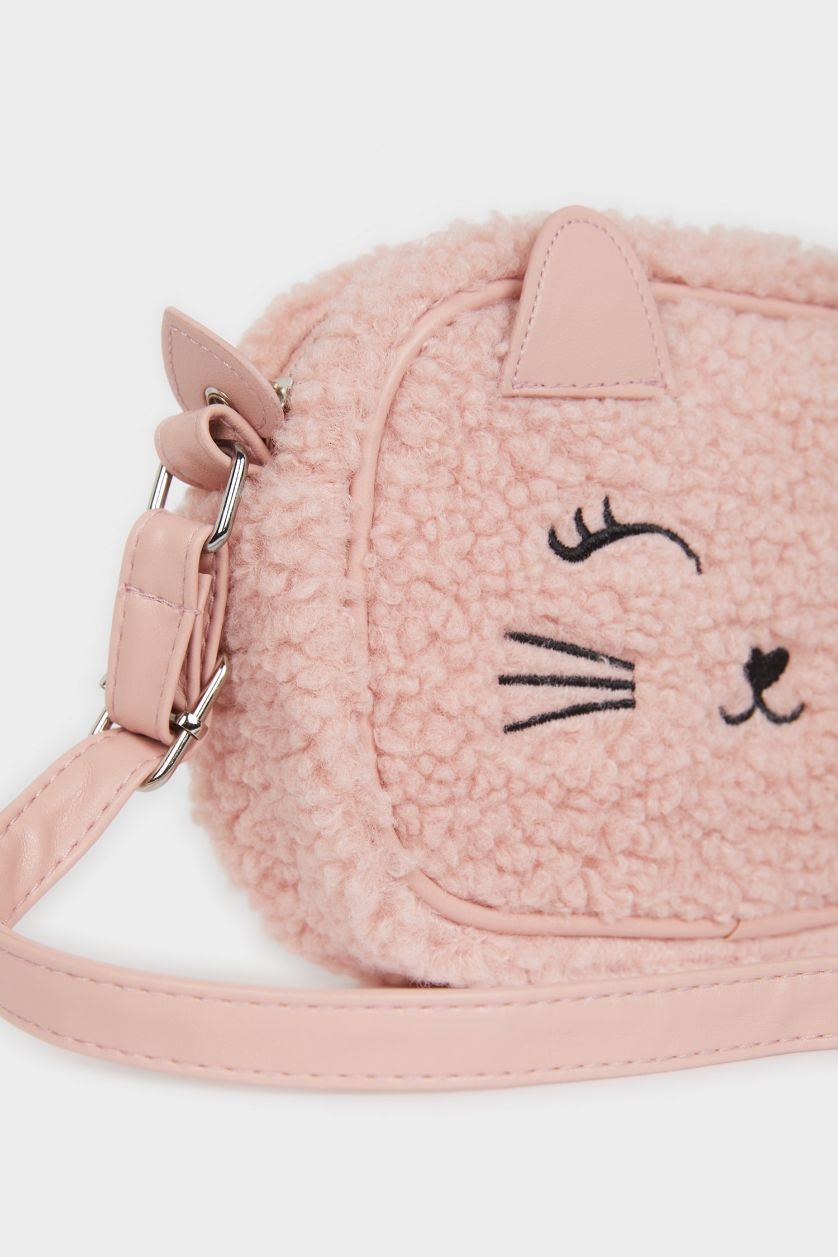 Kız Çocuk - Genç Kız Pembe Kız Çocuk Çapraz Çanta