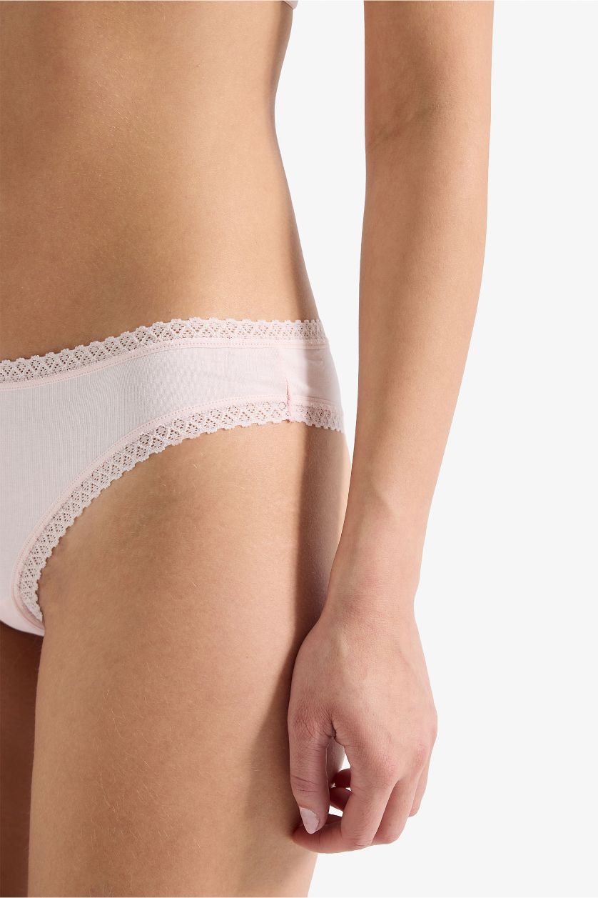 حريمي ميلانج رمادي كلوت برازيلي دانتيل- 3 قطع