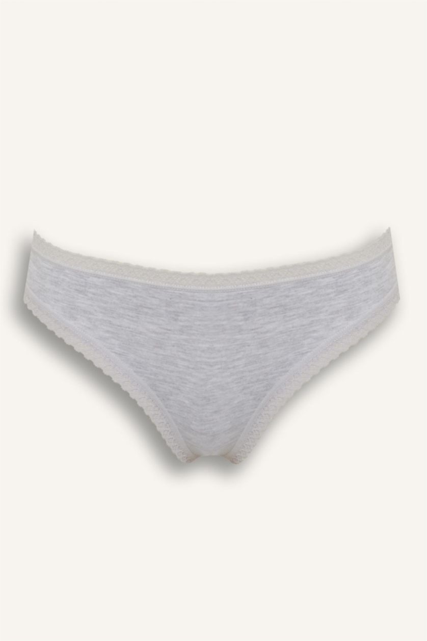 حريمي ميلانج رمادي كلوت برازيلي دانتيل- 3 قطع