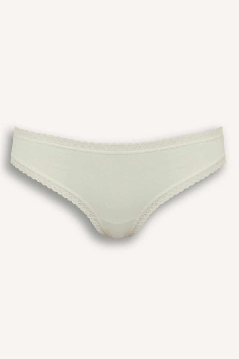 حريمي ميلانج رمادي كلوت برازيلي دانتيل- 3 قطع