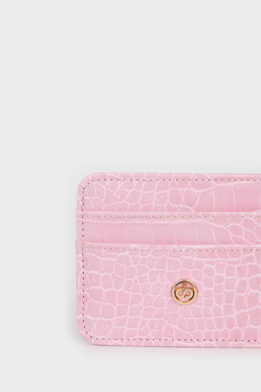 WOMAN Pink Woman Business Card Wallet