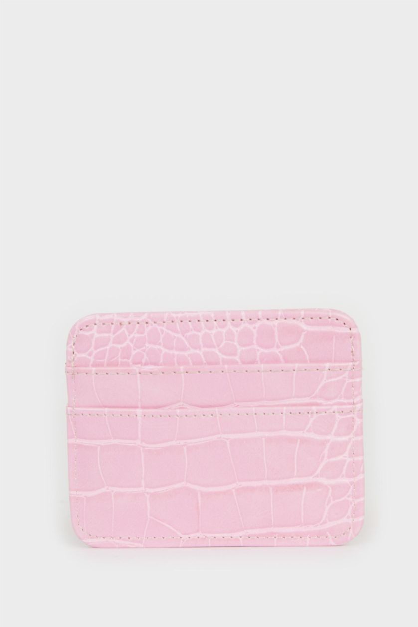 WOMAN Pink Woman Business Card Wallet