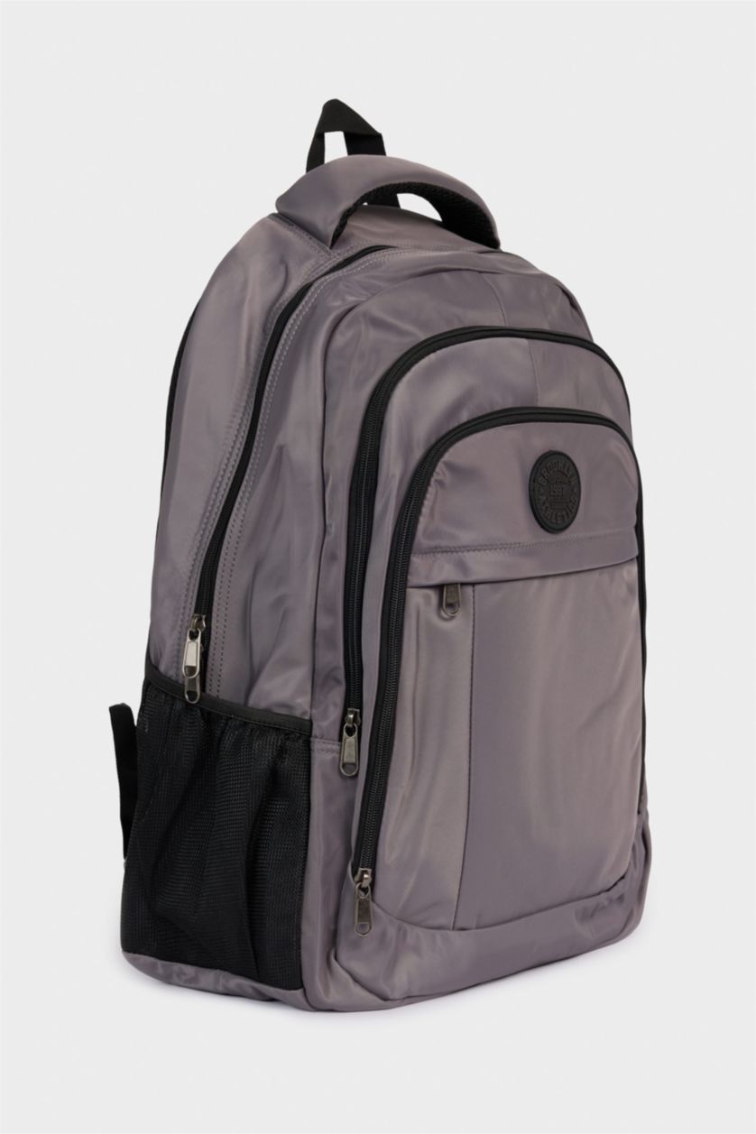 Erkek Gri Melanj Erkek Sırt Çantası