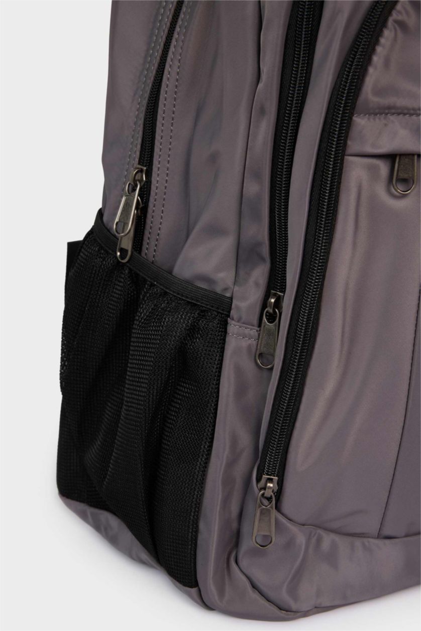 Erkek Gri Melanj Erkek Sırt Çantası