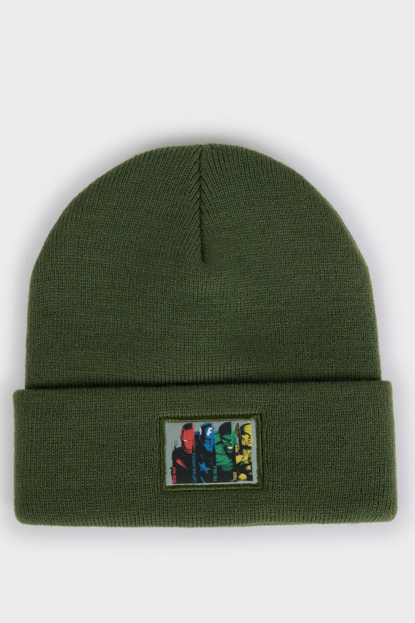 BOYS & TEENS Khaki Boy Avengers Knit Beanie