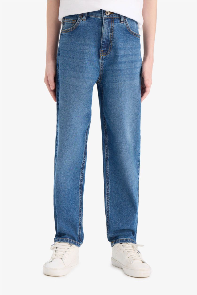 أولاد أزرق Boy Straight Fit Jeans