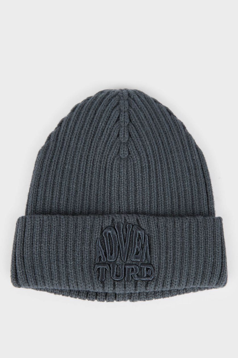 Erkek Çocuk - Genç Erkek Antrasit Erkek Çocuk Triko Bere