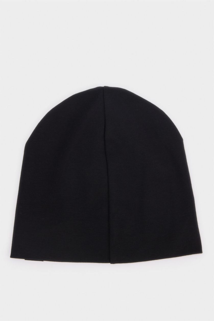 Erkek Siyah Erkek Pamuklu Bere