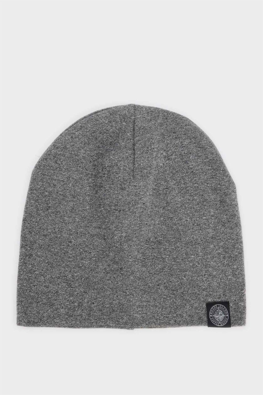 Erkek Gri Erkek Pamuklu Bere