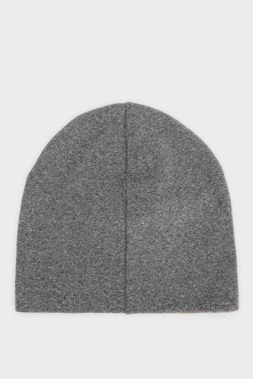 Erkek Gri Erkek Pamuklu Bere