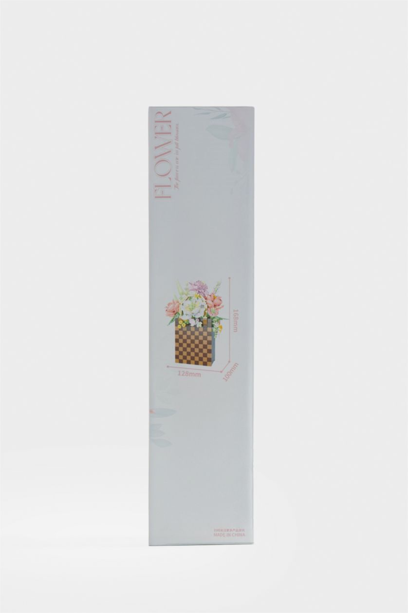 Kadın Karma Çiçek Desenli Blok Set