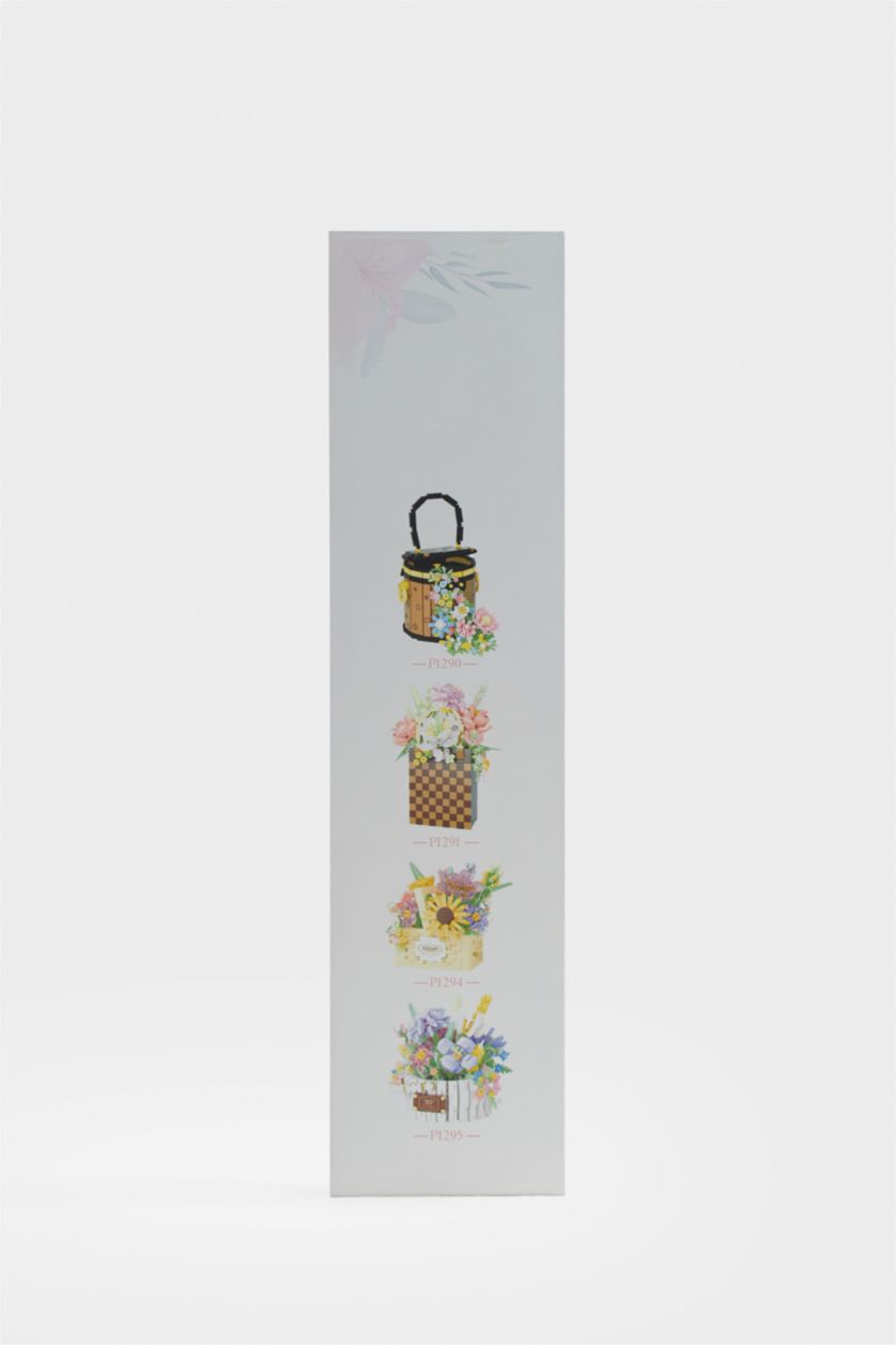 Kadın Karma Çiçek Desenli Blok Set