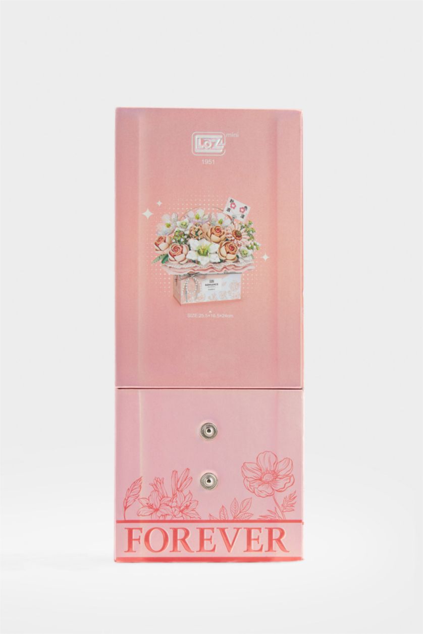 Kadın Karma Çiçek Desenli Blok Set