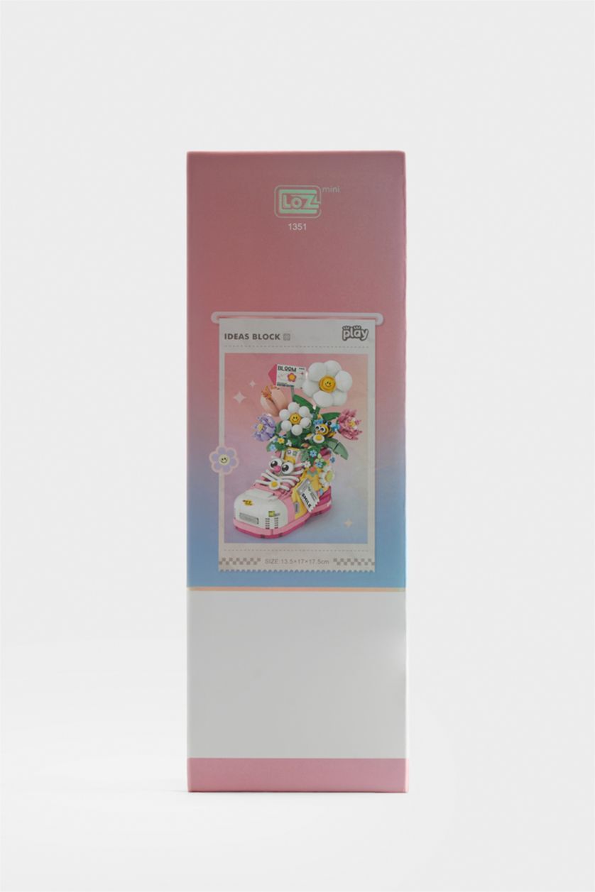 Kadın Karma Çiçek Desenli Blok Set