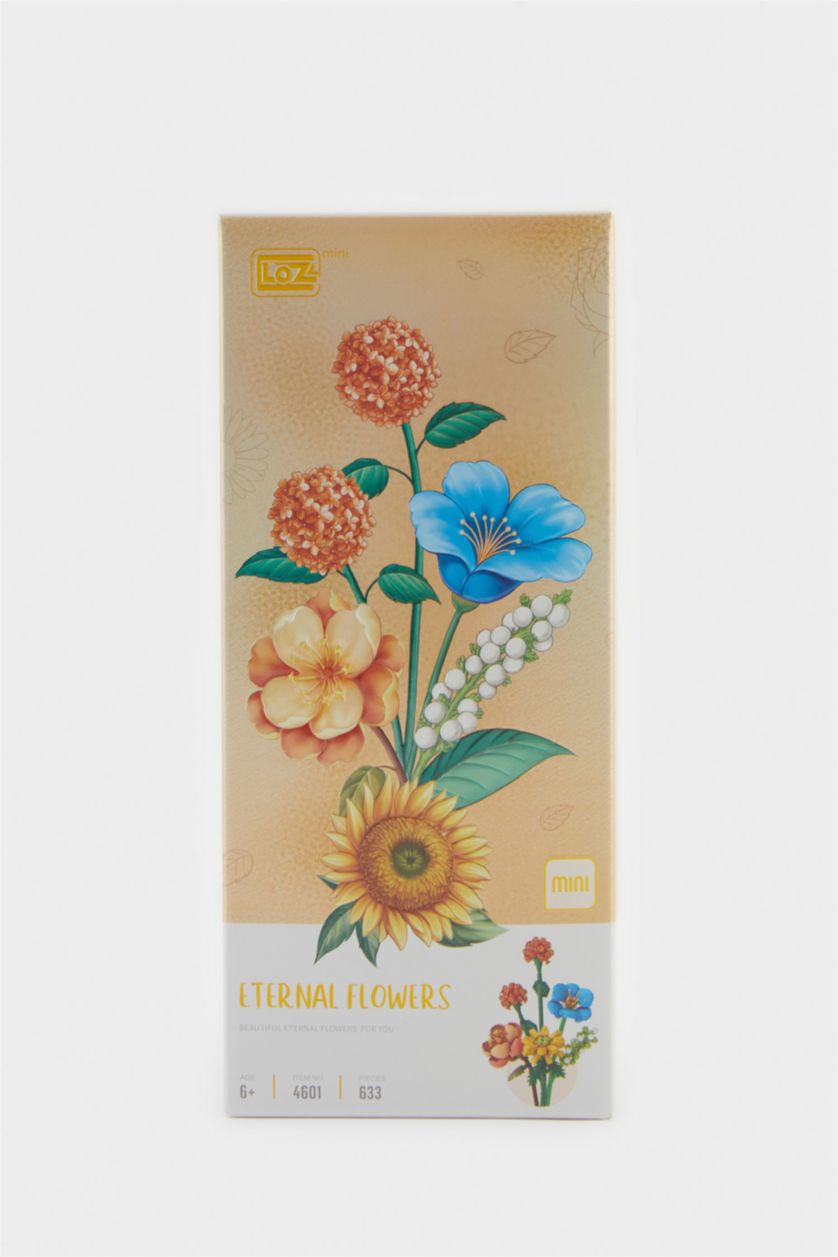 Kadın Karma Renkli Çiçek Buketi Blok Set