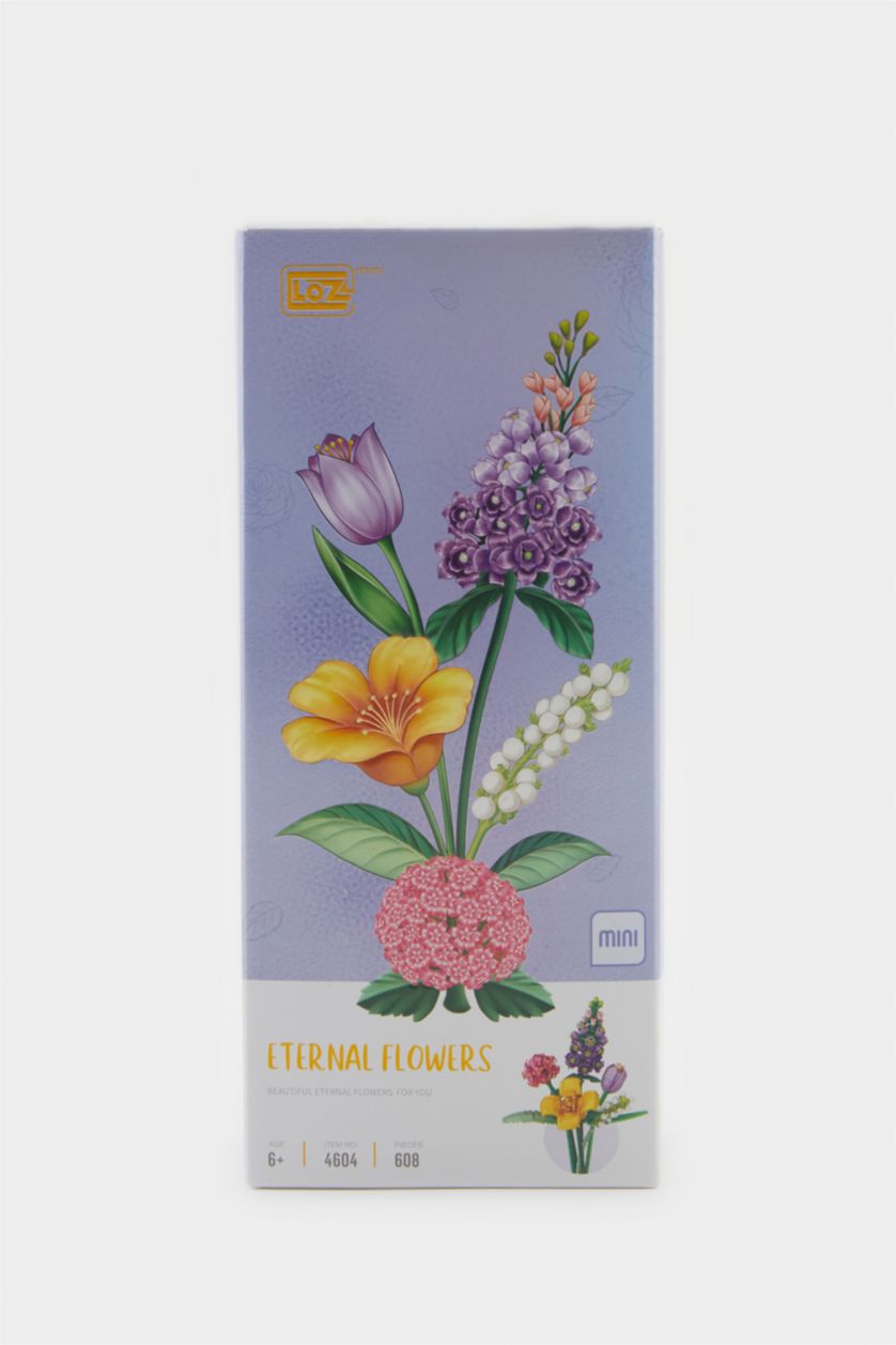 Kadın Karma Renkli Çiçek Buketi Blok Set