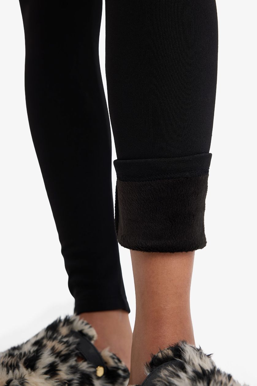 Kadın Siyah Termal Uzun Tayt