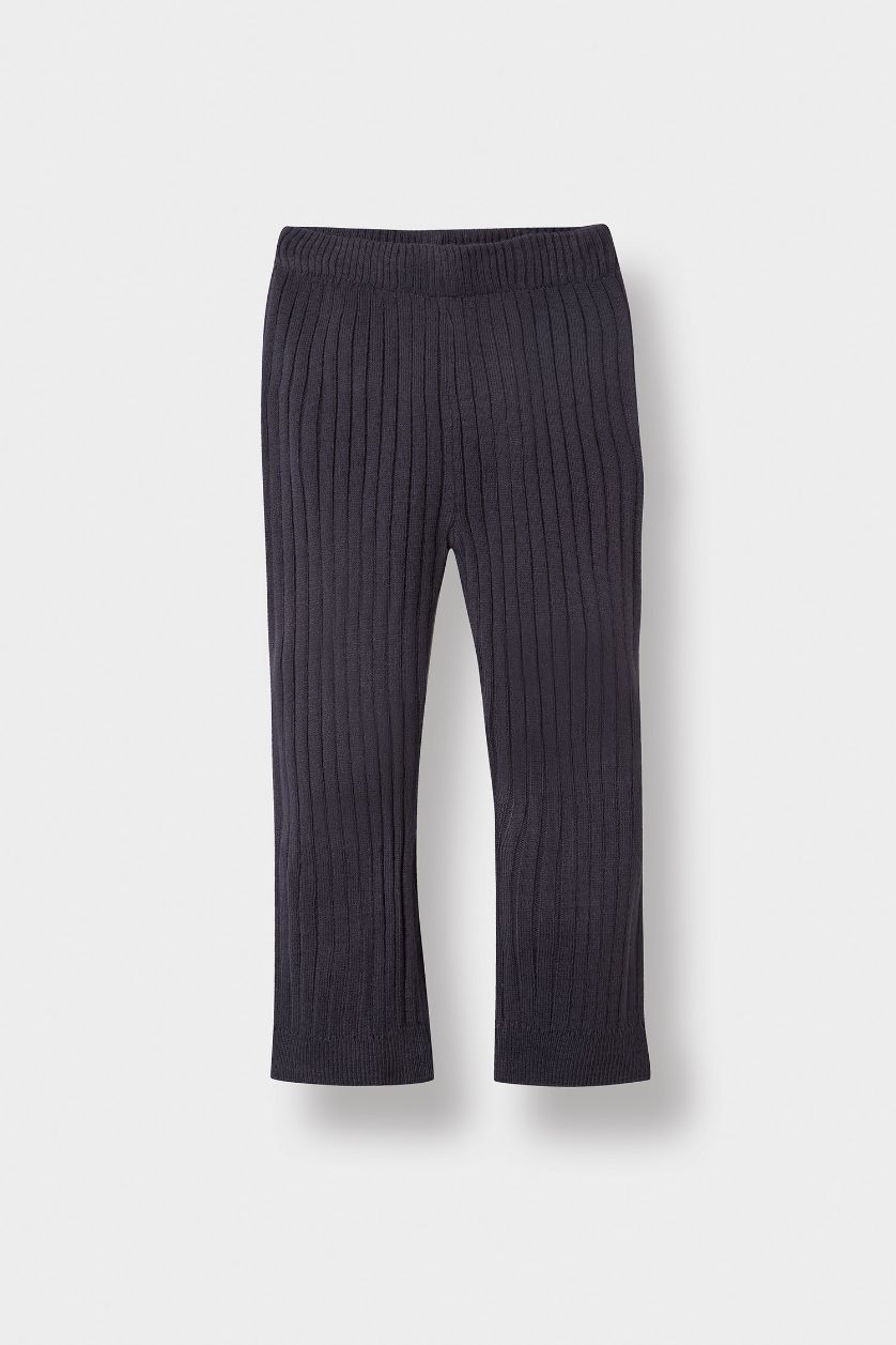 Baby Girl Anthracite Baby Girl Regular Fit Leggings