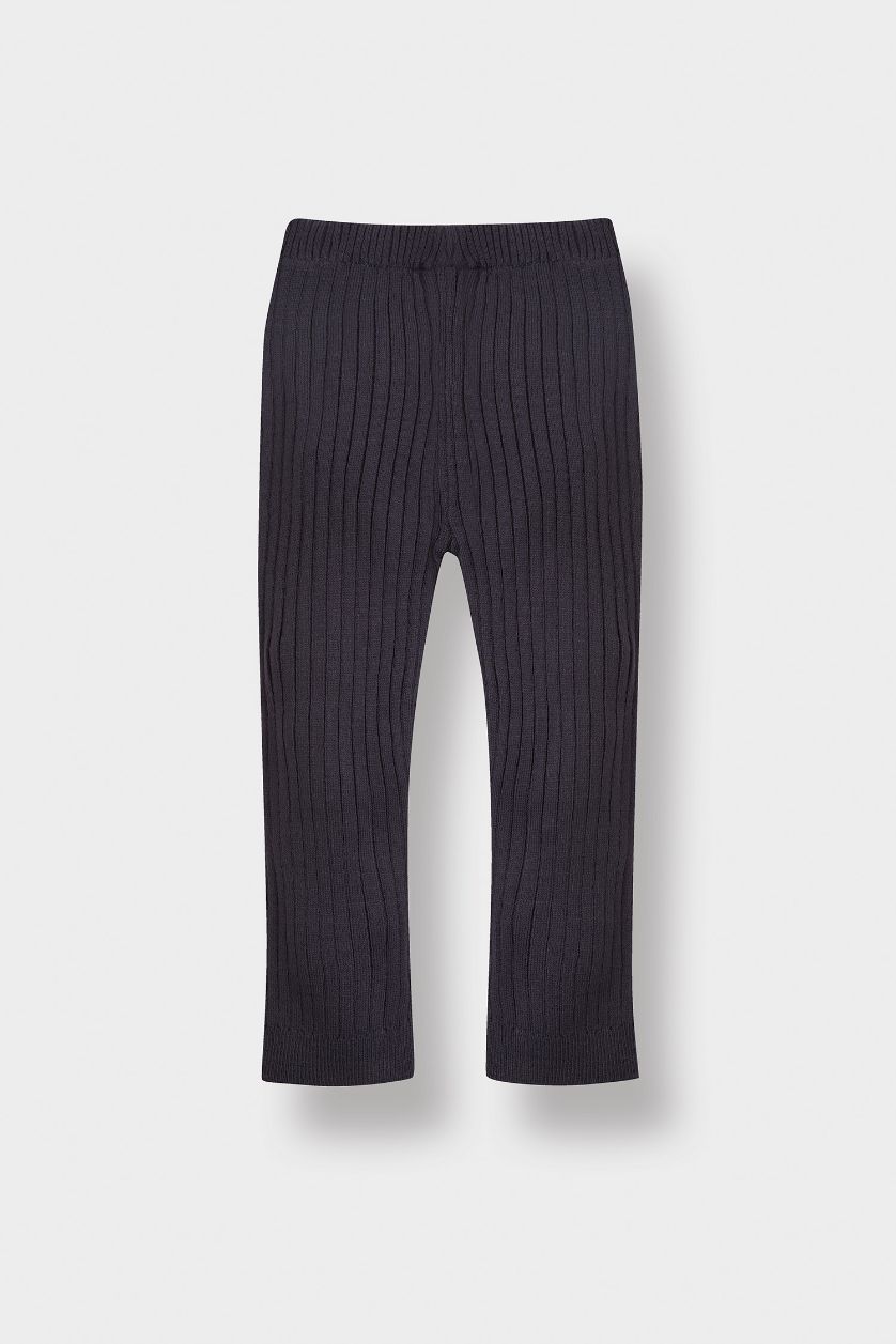 Baby Girl Anthracite Baby Girl Regular Fit Leggings