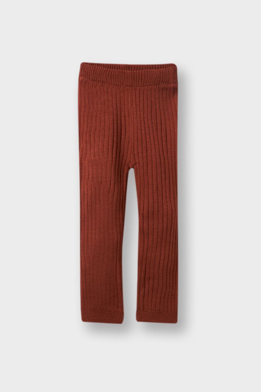 Kız Bebek Ekru 2'li Takım Çiçekli Desenli Sweatshirt Tayt Kız Bebek