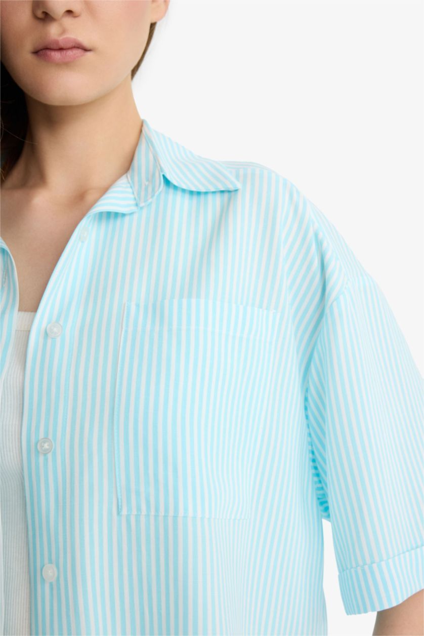 Әйелдерге Аква Coool үлкен пішім Қысқа жеңді көйлек