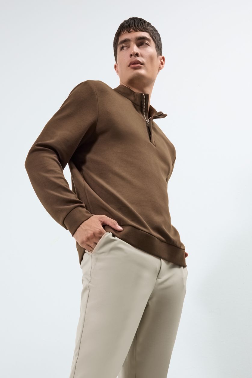 رجال بني سويت شيرت قصة عادية بياخة عالية