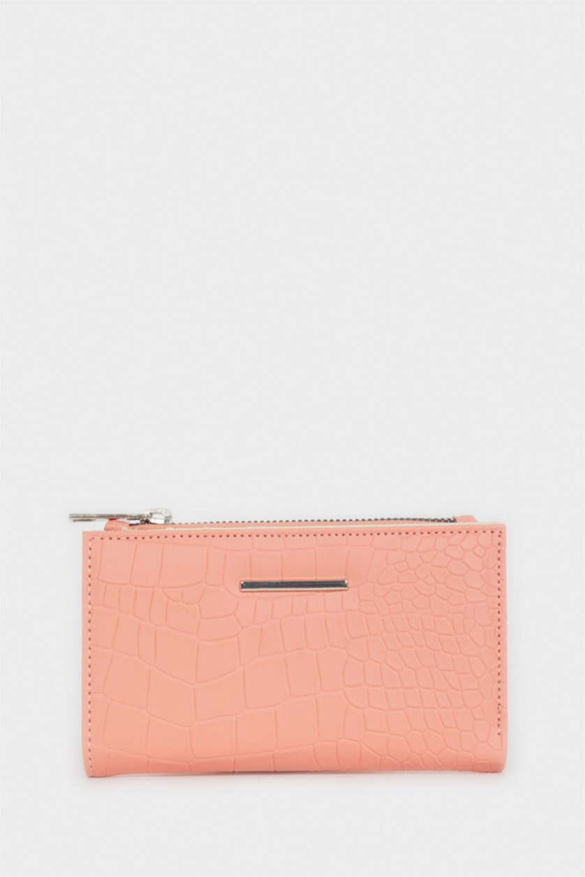 Kadın Somon Kadın Suni Deri Cüzdan