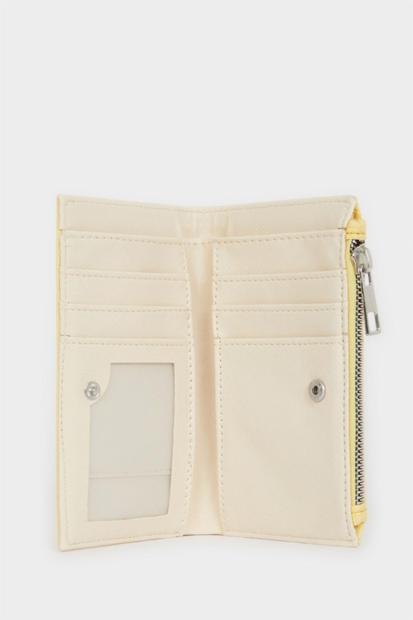 Kadın Sarı Kadın Suni Deri Cüzdan