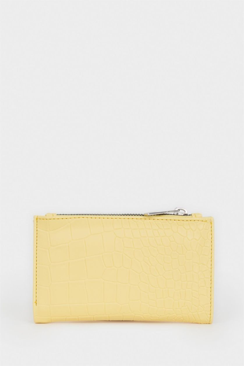 Kadın Sarı Kadın Suni Deri Cüzdan