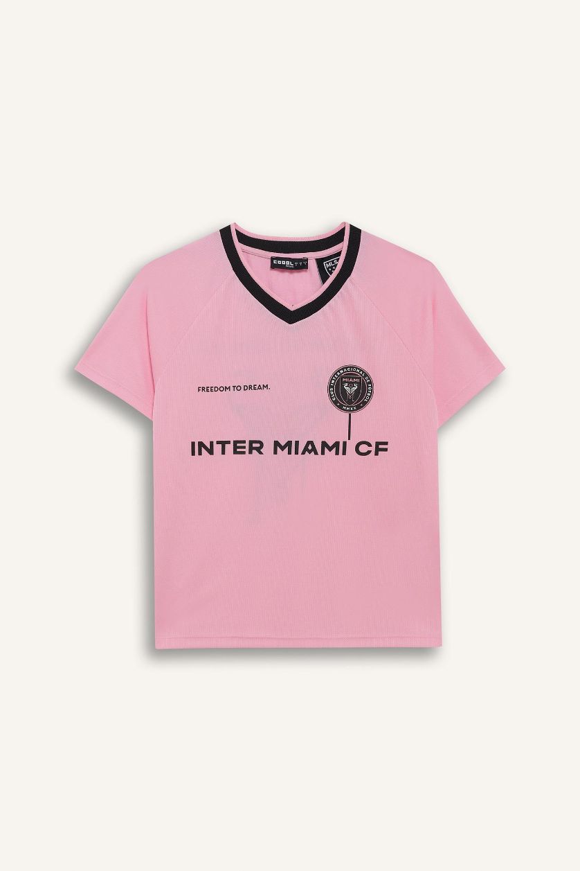 Kadın Pembe Regular Fıt Kısa Kollu Tişört