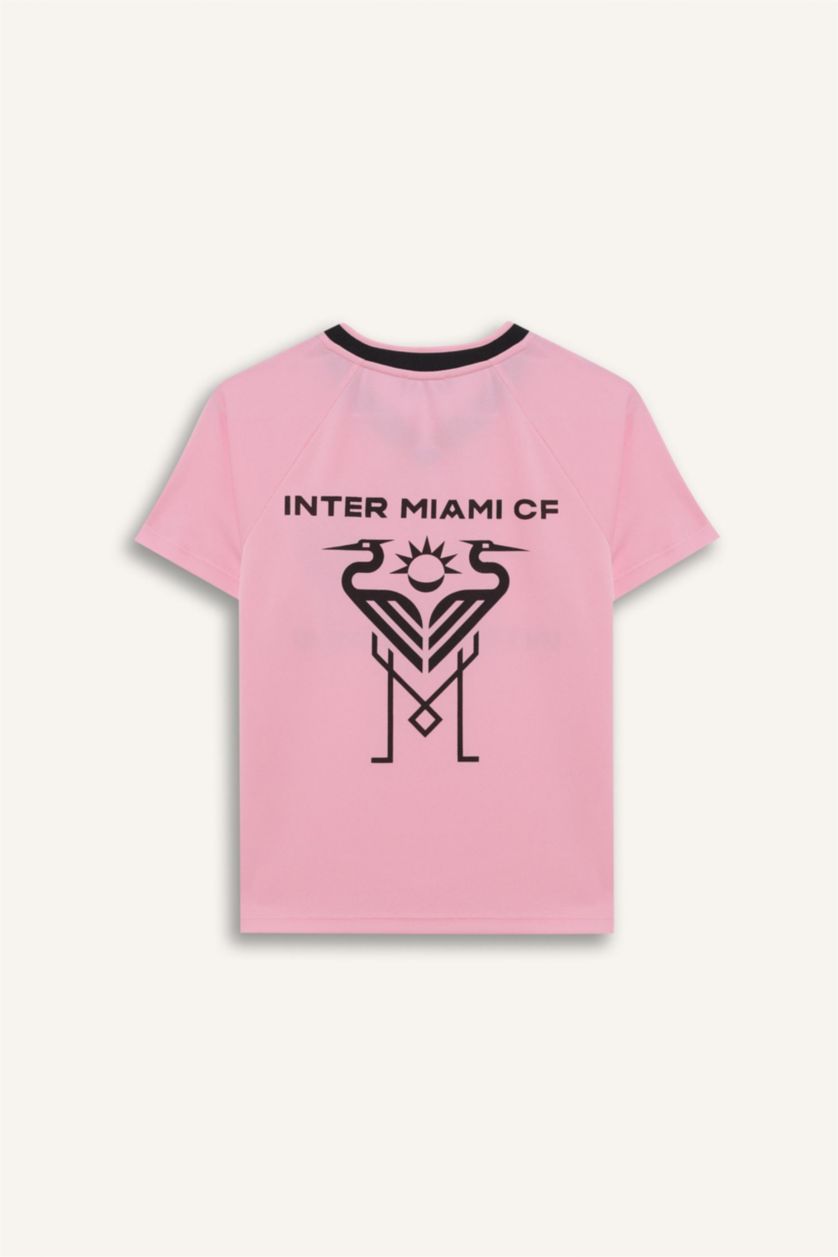 Kadın Pembe Regular Fıt Kısa Kollu Tişört