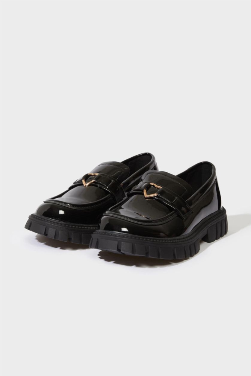 بناتي أسود سنيكرز بناتي بكعب عالي