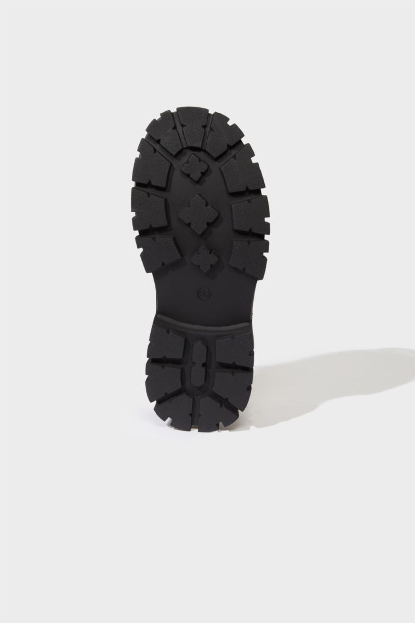 بناتي أسود سنيكرز بناتي بكعب عالي