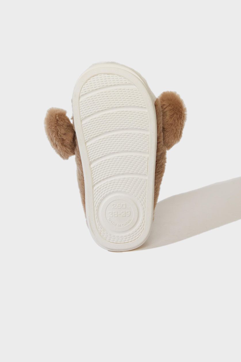 Kadın Bej Kadın Düz Taban Panduf