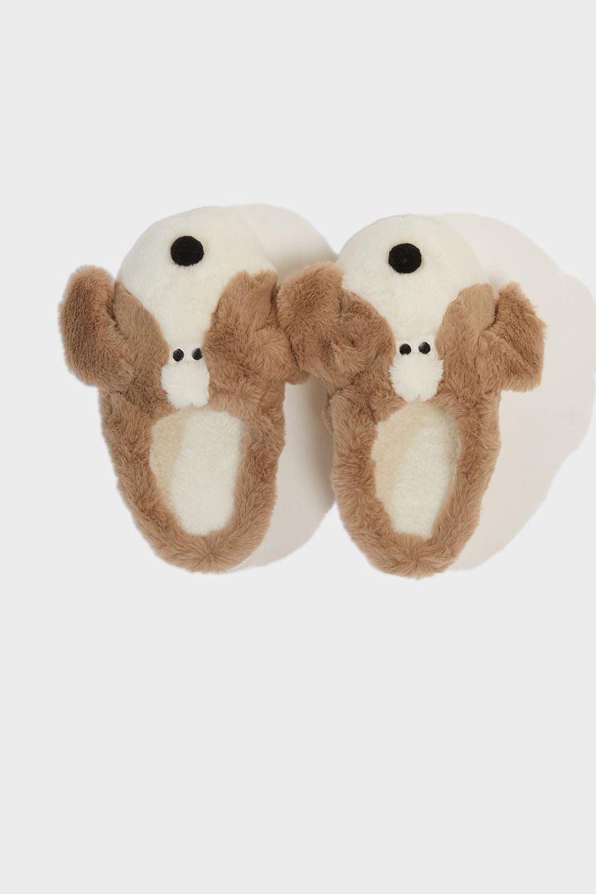 Kadın Bej Kadın Düz Taban Panduf