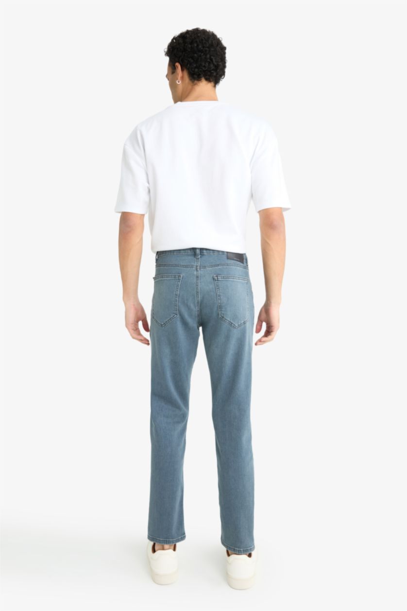 HOMME Indigo PEDRO - Coupe slim en jean