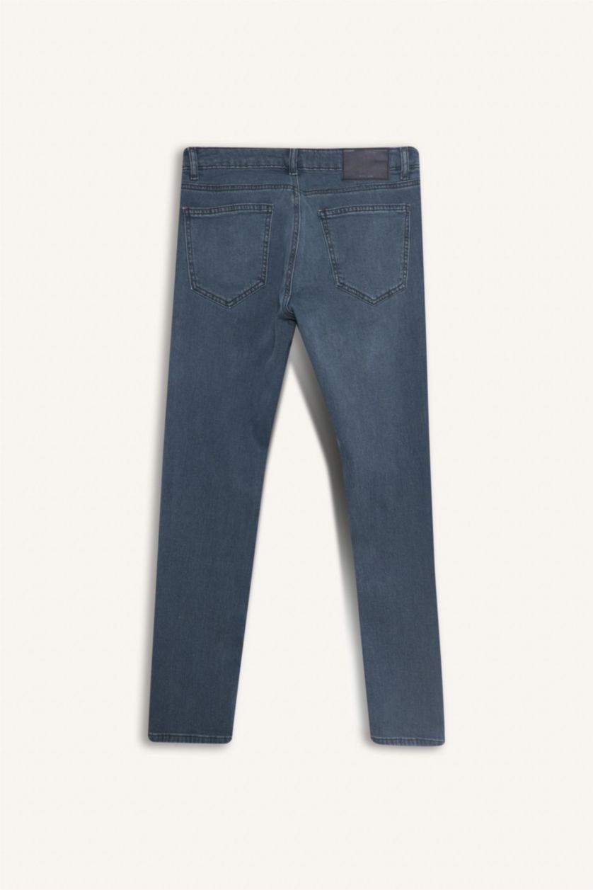 HOMME Indigo PEDRO - Coupe slim en jean