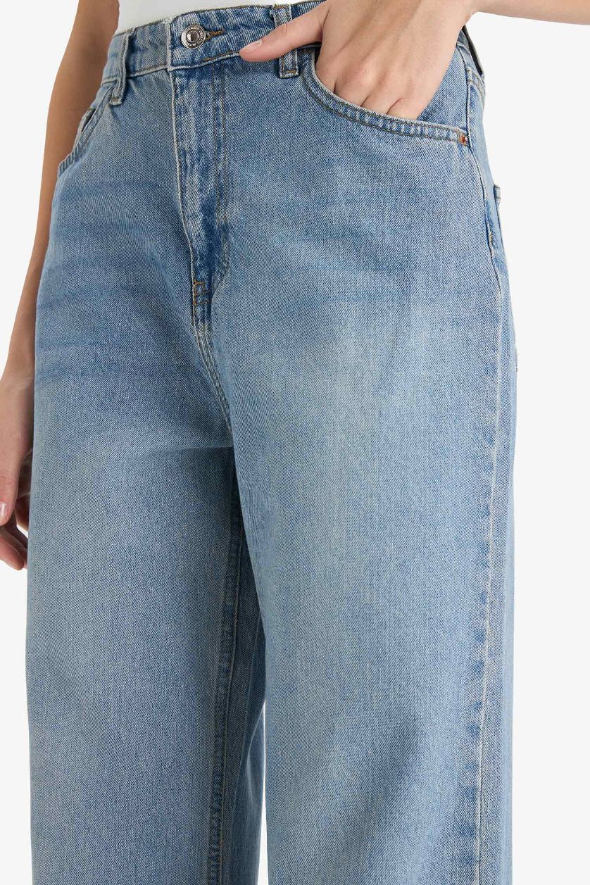 WOMAN Blue 90's Wide Leg High Waist Long Jeans