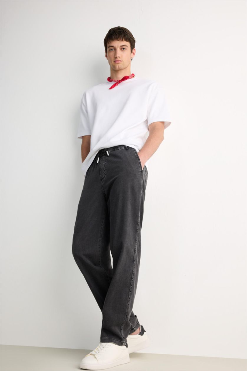 رجال أنثرا Wide Leg Trousers