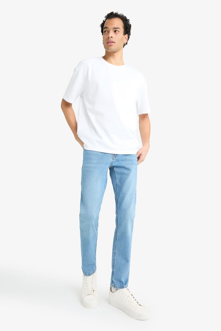 MAN Blue Pedro Slim Fit Skinny Jeans