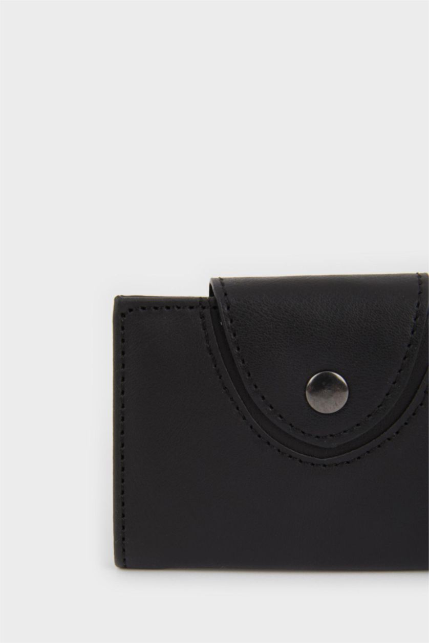 Erkek Siyah Erkek Suni Deri Kartlık