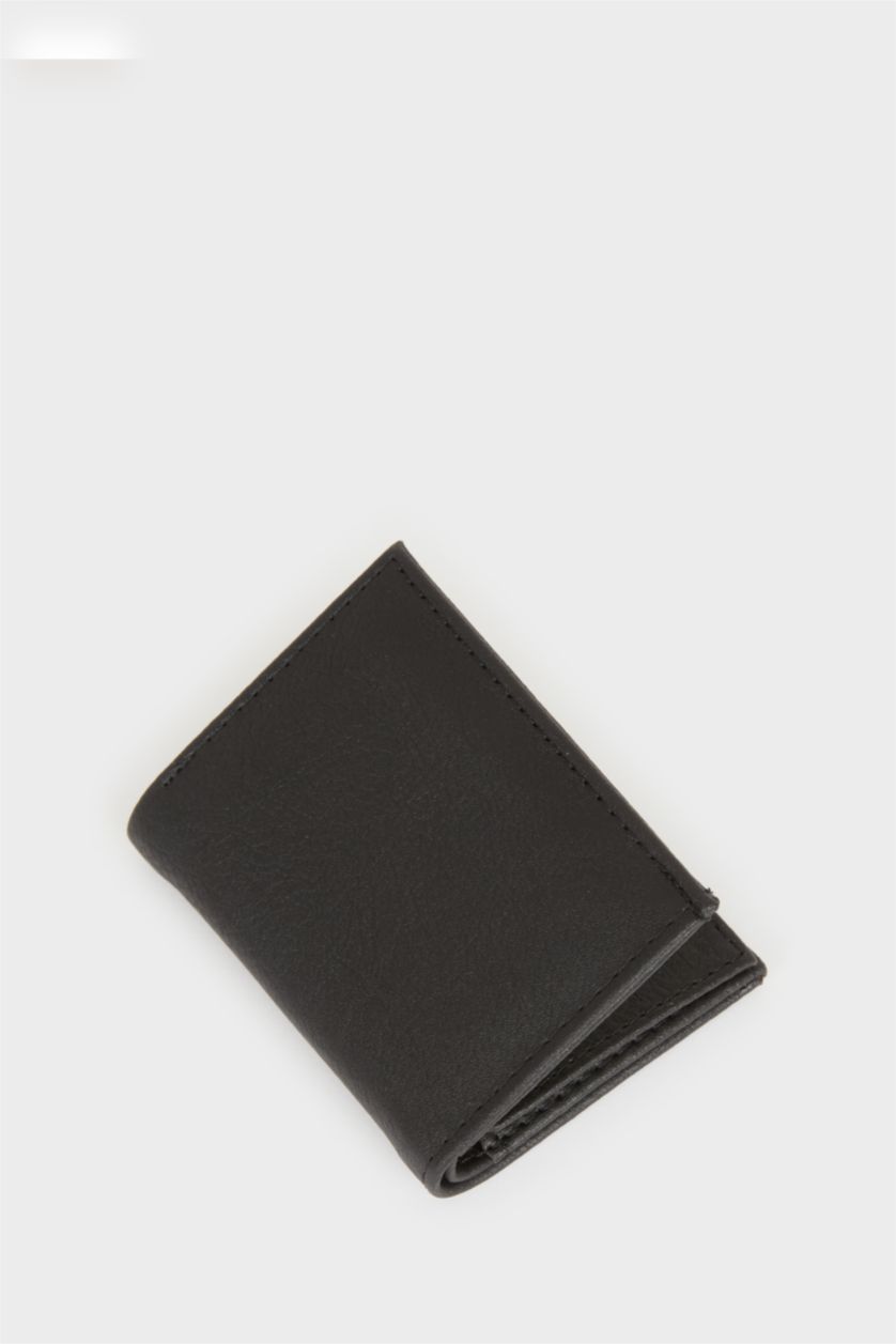 Erkek Siyah Erkek Suni Deri Cüzdan