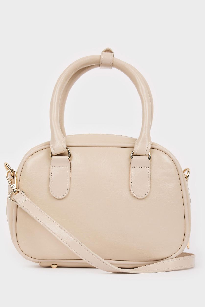 Kadın Bej Kadın Suni Deri El Çantası