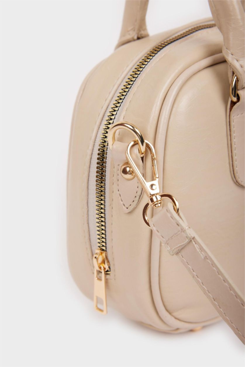 Kadın Bej Kadın Suni Deri El Çantası